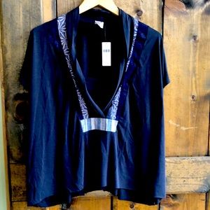 Anthropologie Akemi + Kin navy/marin blouse